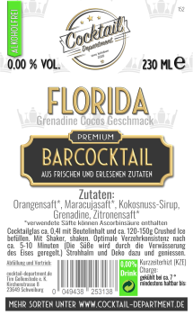 Florida Colada Cocktail